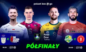 Siatkówka mężczyzn liga mistrzów: półfinały w Toruniu. Zmierzą się Projekt Warszawa z Sir Sicoma Monini Perugia i Aluron CMC z Ziraat Bankasi.